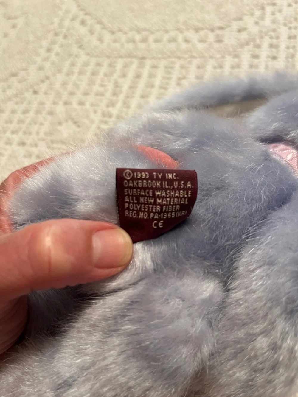 Ty Beanie Baby Azaleas Bunny 1993
